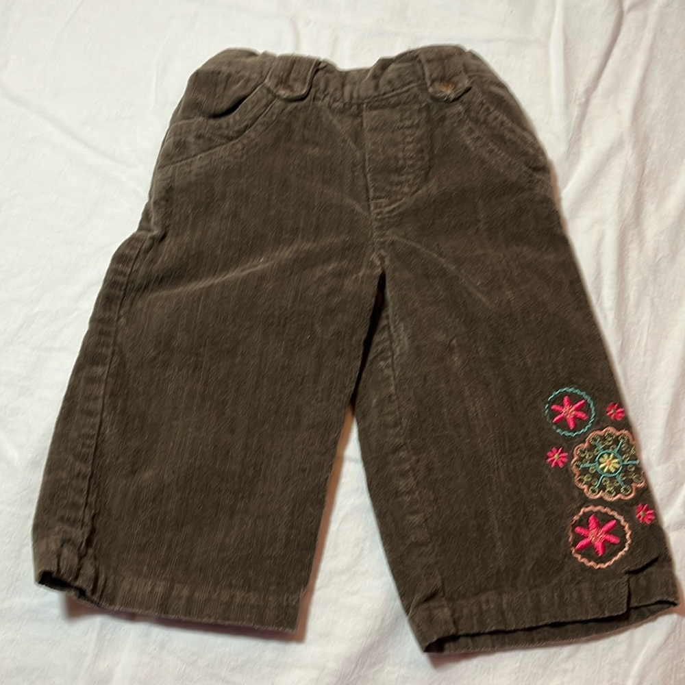 6M Genevieve Lapier corduroy pants